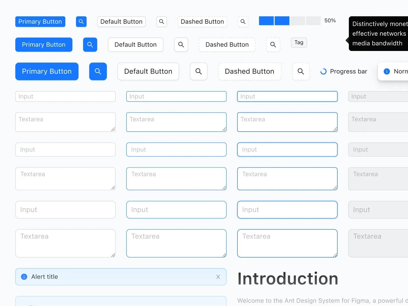 Ant Design System for Figma components